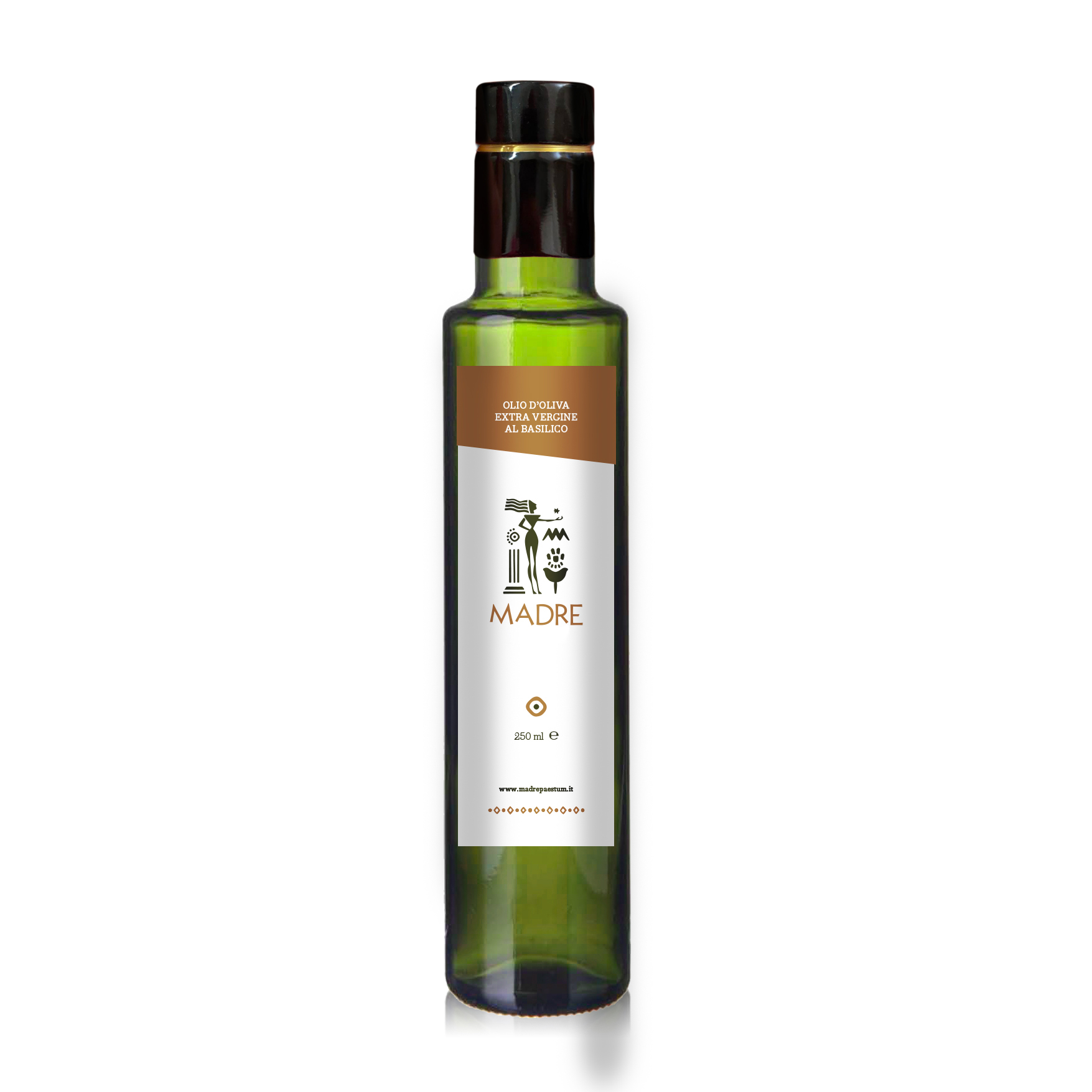 Condimento a base di olio d'oliva extravergine al Basilico 250 ML